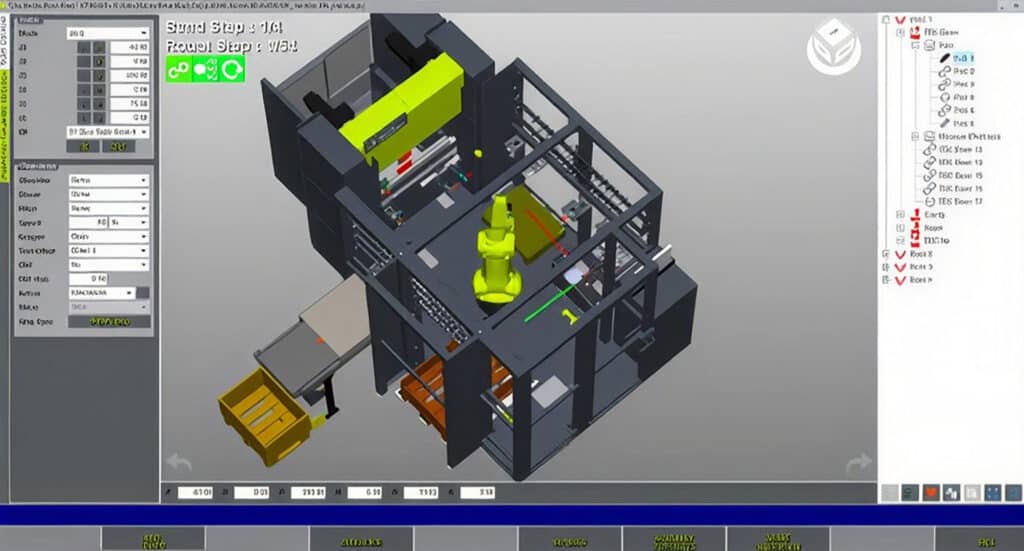 RoboBend offline simulation of a SafanDarley automated bending cell